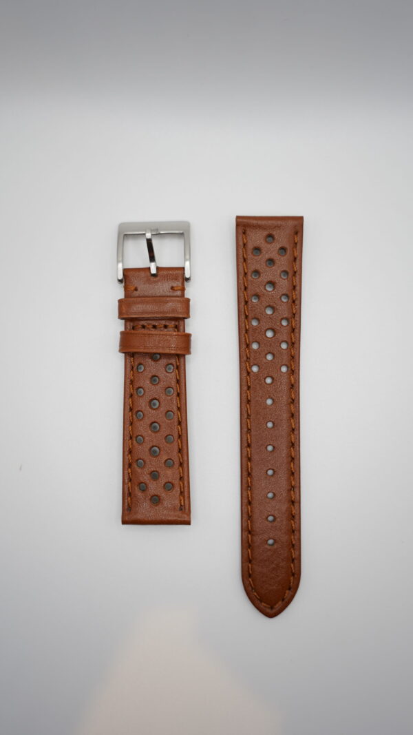 Stylish Perforated Leather Strap