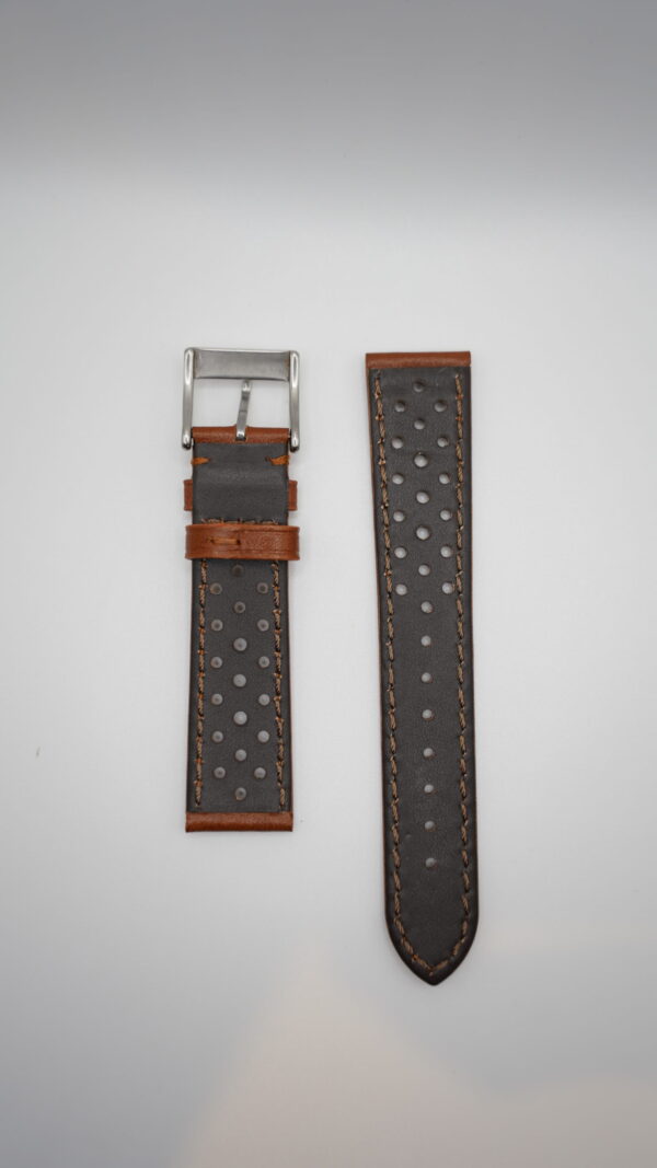 Stylish Perforated Leather Strap - Image 2